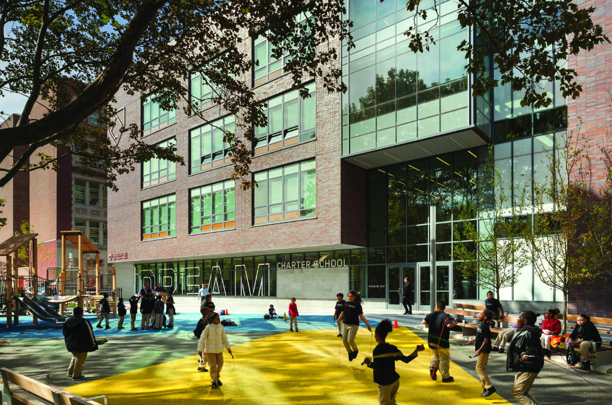 Digital rendering of the exterior of the DREAM East Harlem Center